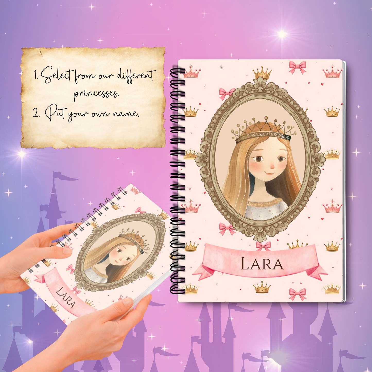 Crown Princess Notebook | Customisable Stationery