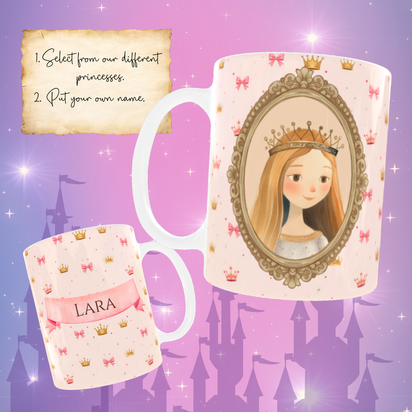 Crown Princess Mug Design | Customisable mug