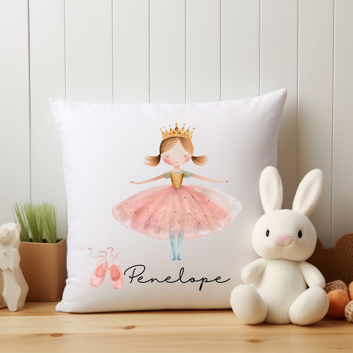 Ballerina throw sale pillow