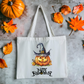 Halloween Pumpkin Tote Bag | Canvas Tote Bag