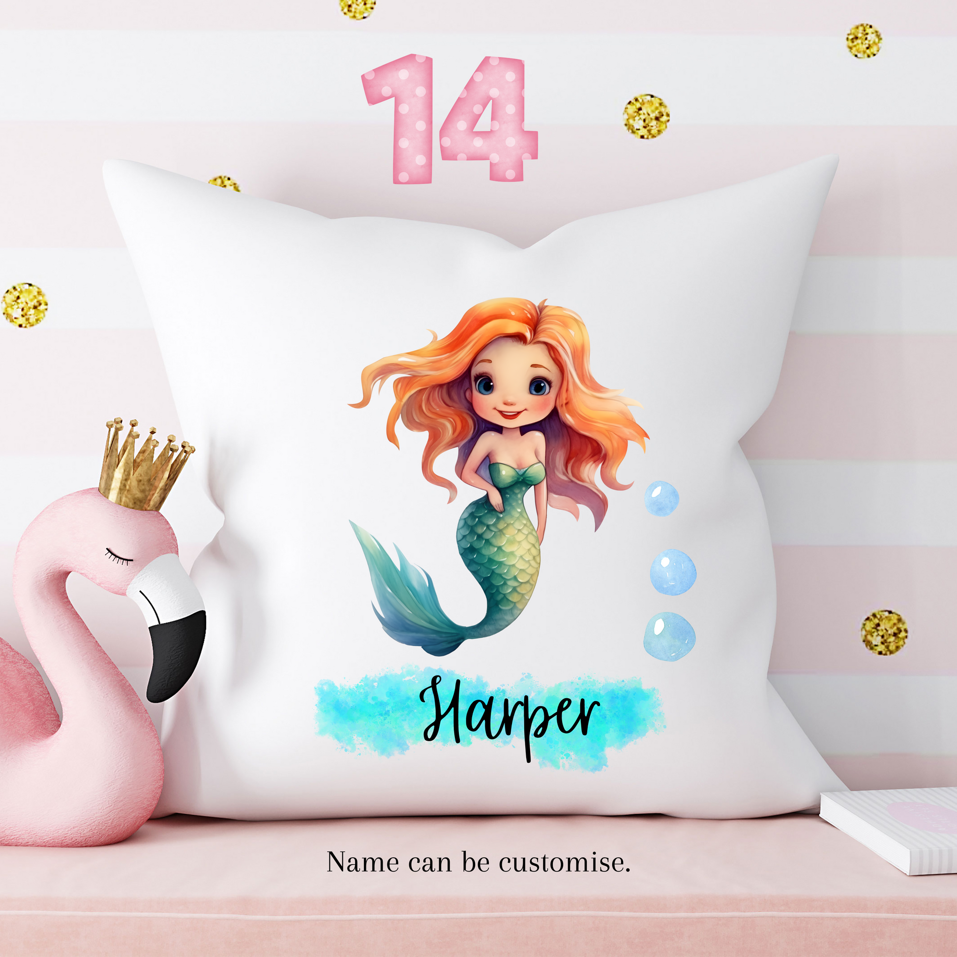 Mermaid Pillow Children Pillow Periwinkle Crafts NZ