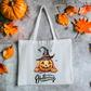 Halloween Pumpkin Tote Bag | Canvas Tote Bag