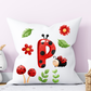 LadyBug Alphabet Pillow | Children Pillow