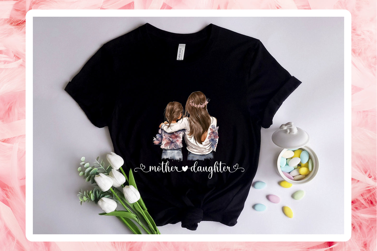 Mom love daughter SHIRT | Mom