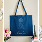 Women Line Art Tote Bag