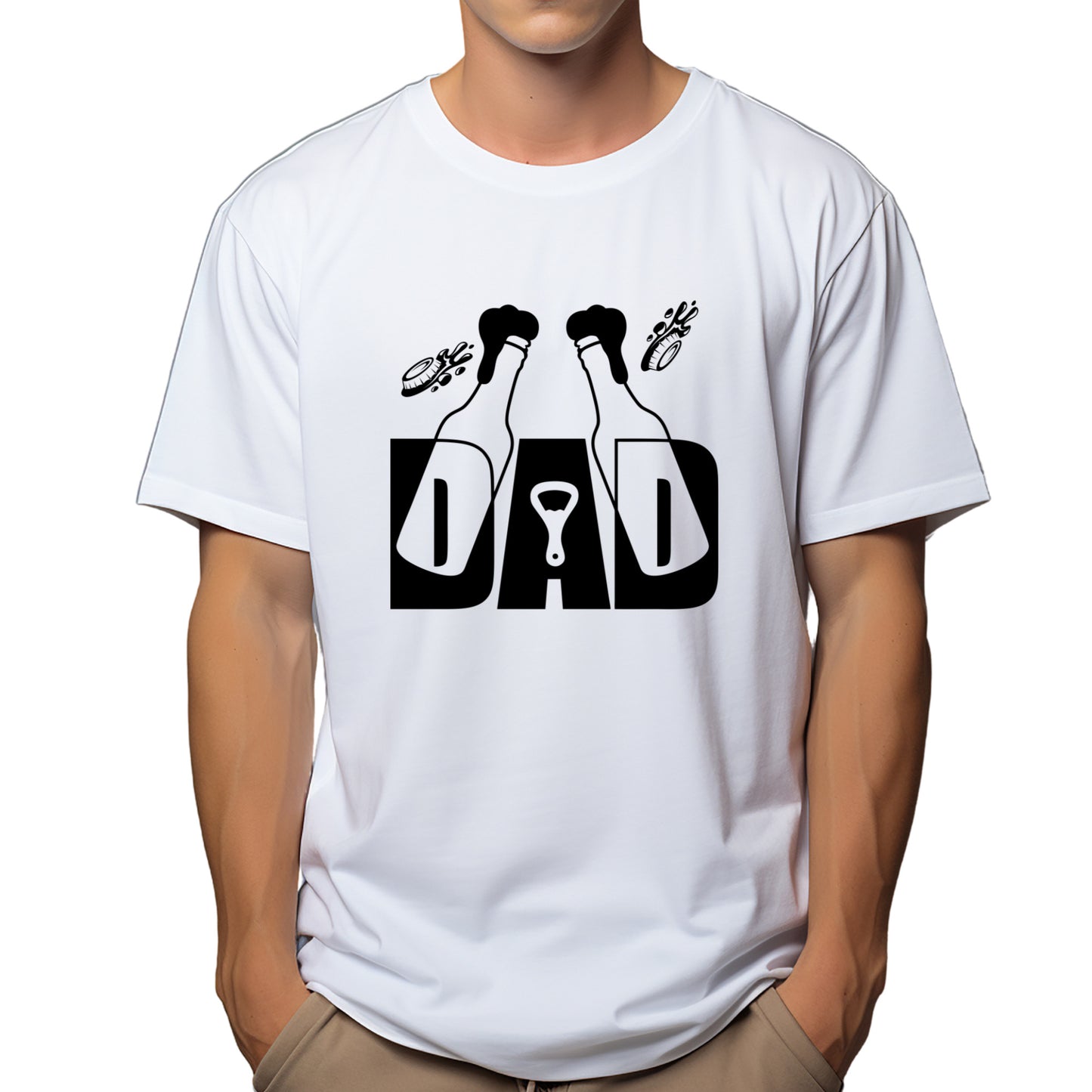 DAD Bottles | All About Dad Shirt