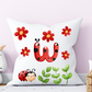 LadyBug Alphabet Pillow | Children Pillow