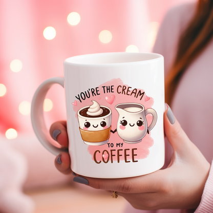 You're the Cream to my Coffee | Customisable mug | Gift Ideas