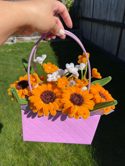 Sunflower Mixed | Pipe Cleaner Flower | Handmade