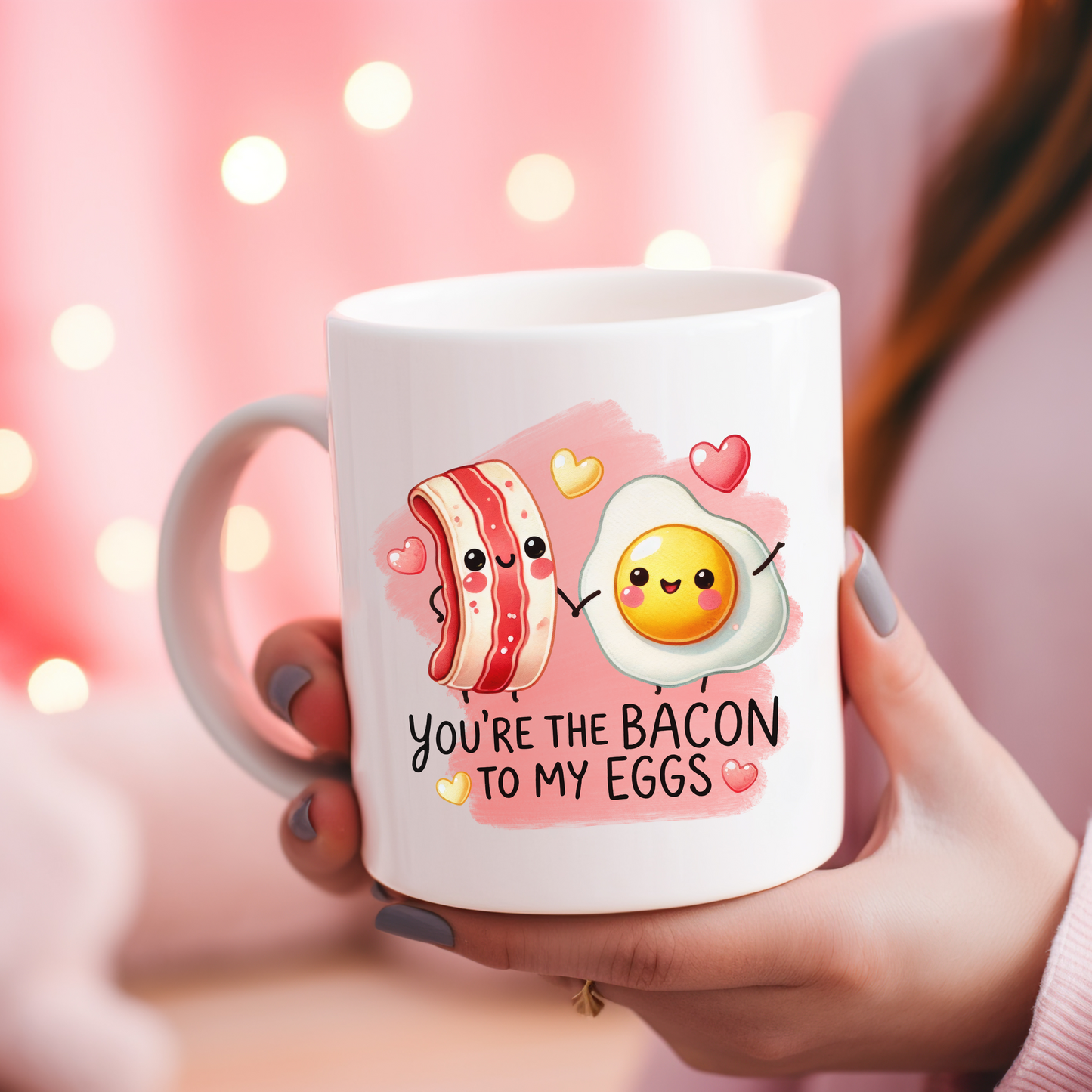 You're the Bacon to my Eggs| Customisable mug | Gift Ideas