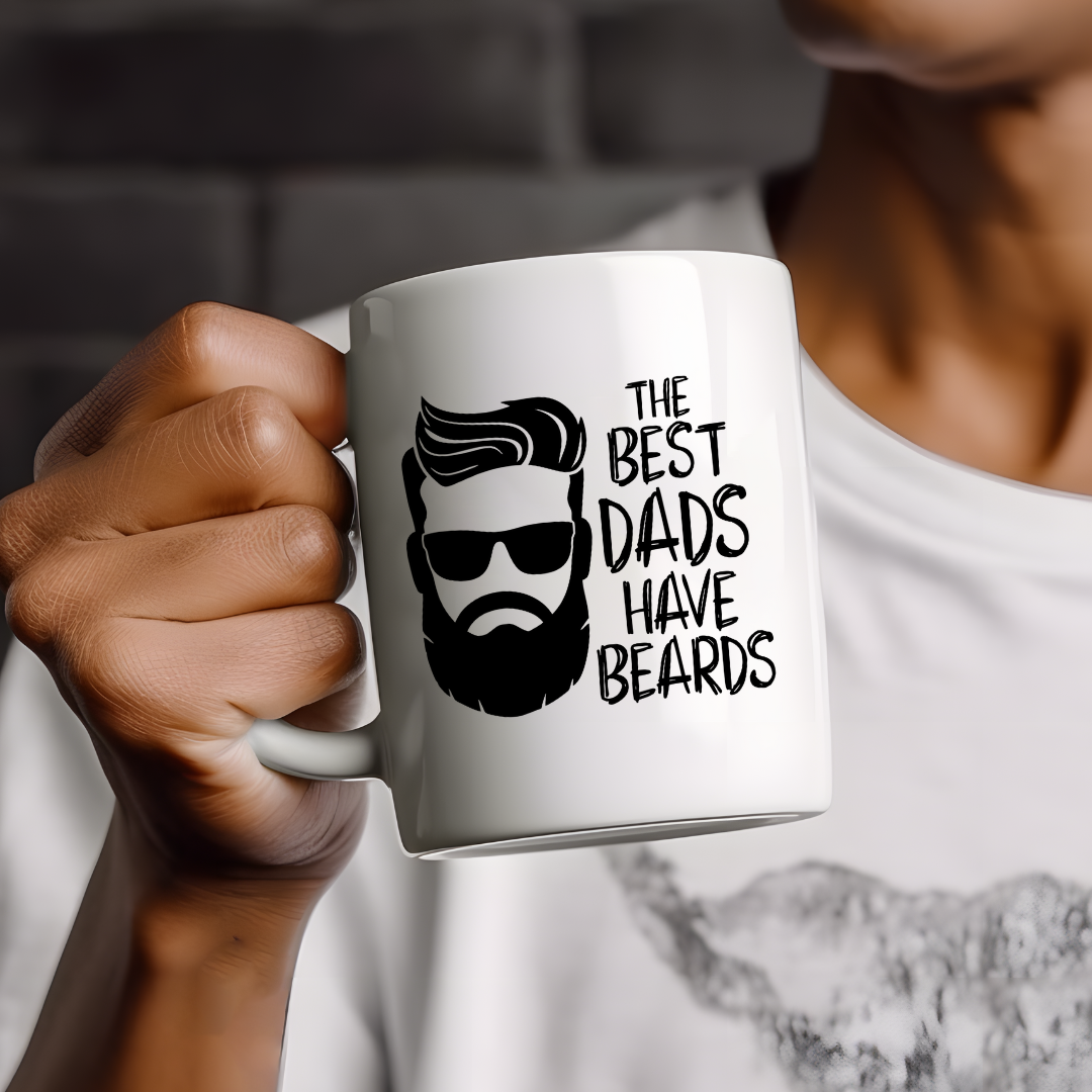 DAD with Beard mug design | All about dad mug