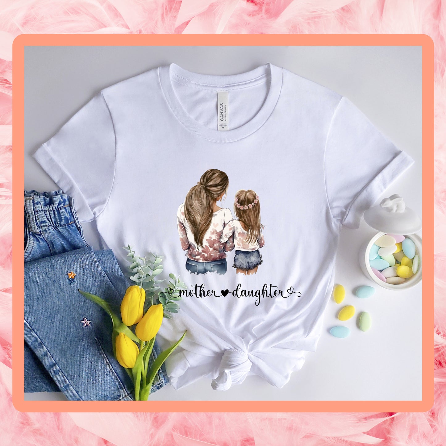 Mom love daughter SHIRT | Mom