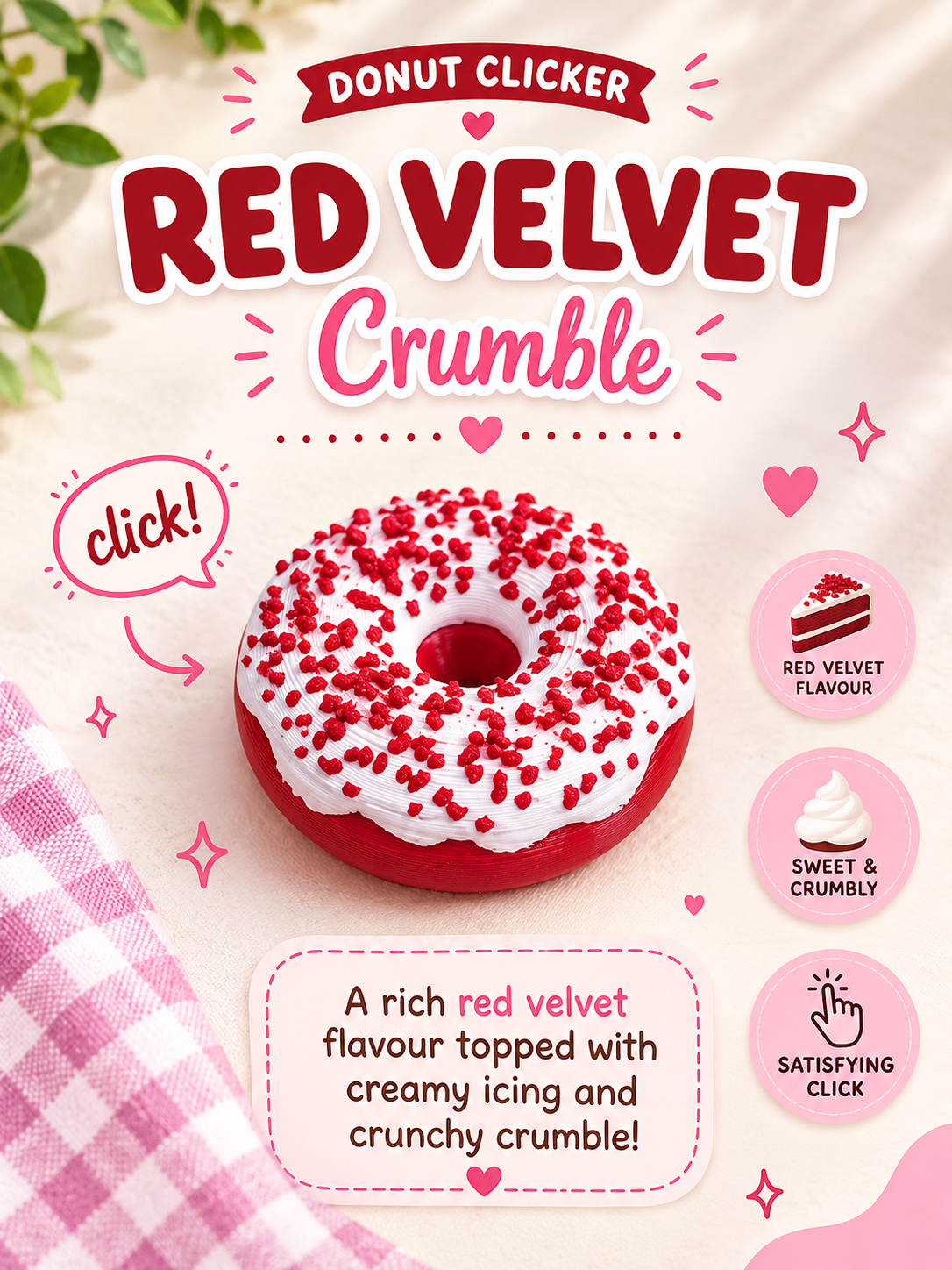 Donut Clickers | Build-Your-Own | Keychains