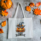 Halloween Pumpkin Tote Bag | Canvas Tote Bag