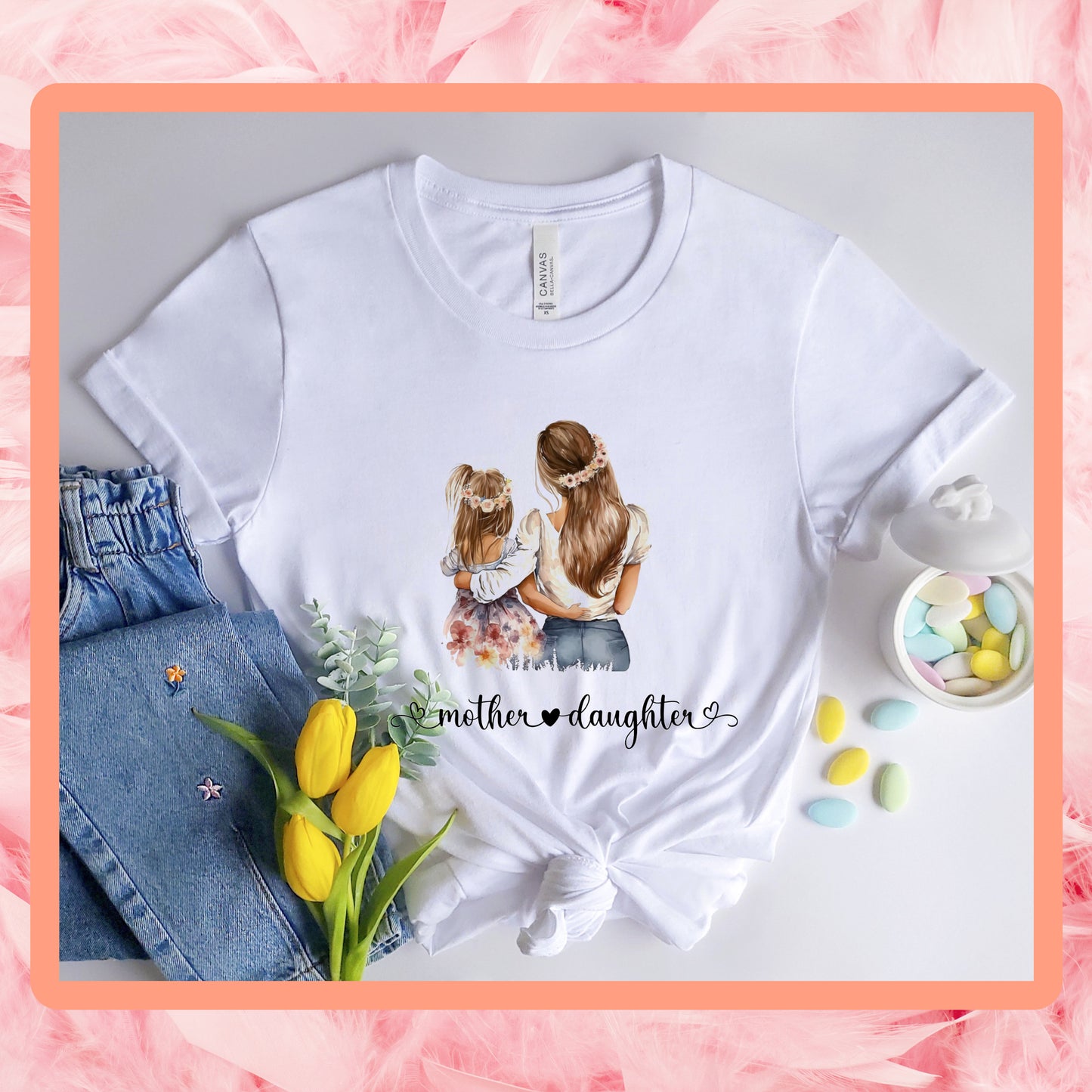 Mom love daughter SHIRT | Mom