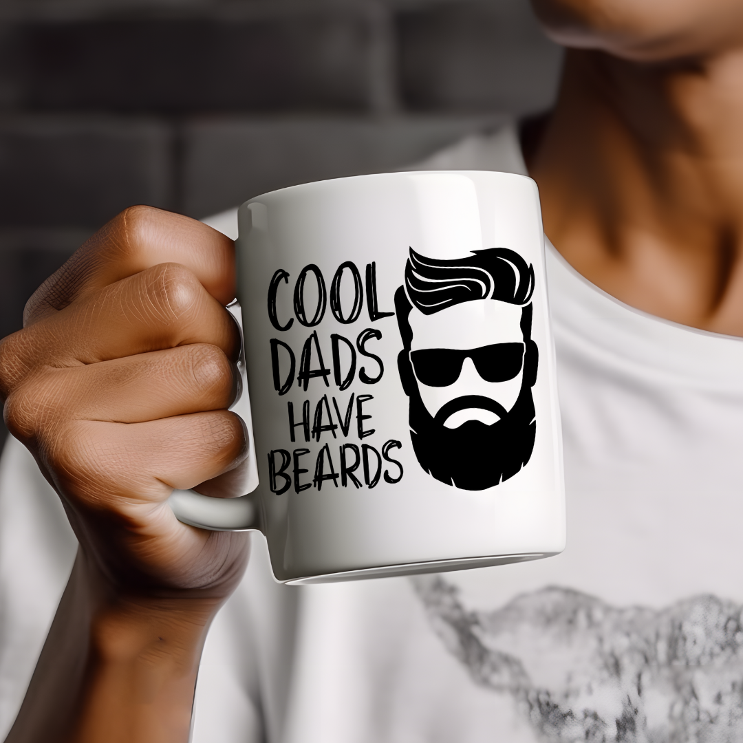 DAD with Beard mug design | All about dad mug