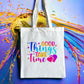 Colorful Inspirational Canvas | Canvas Tote Bag