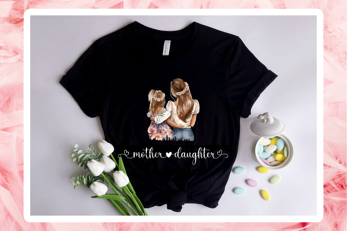 Mom love daughter SHIRT | Mom