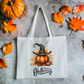 Halloween Pumpkin Tote Bag | Canvas Tote Bag