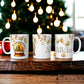 Gold Christmas Mug | Customisable Mugs