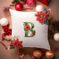 Christmas Pillowcase | Green Alphabet | Home Decor