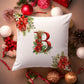 Christmas Pillowcase | Red Alphabet | Home Decor