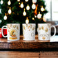 Gold Christmas Mug | Customisable Mugs