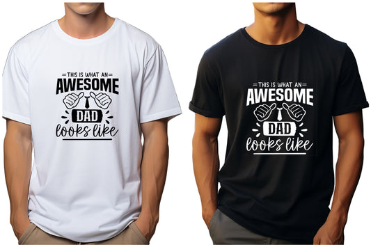 This is what awesome dad looks like | All About Dad Shirt