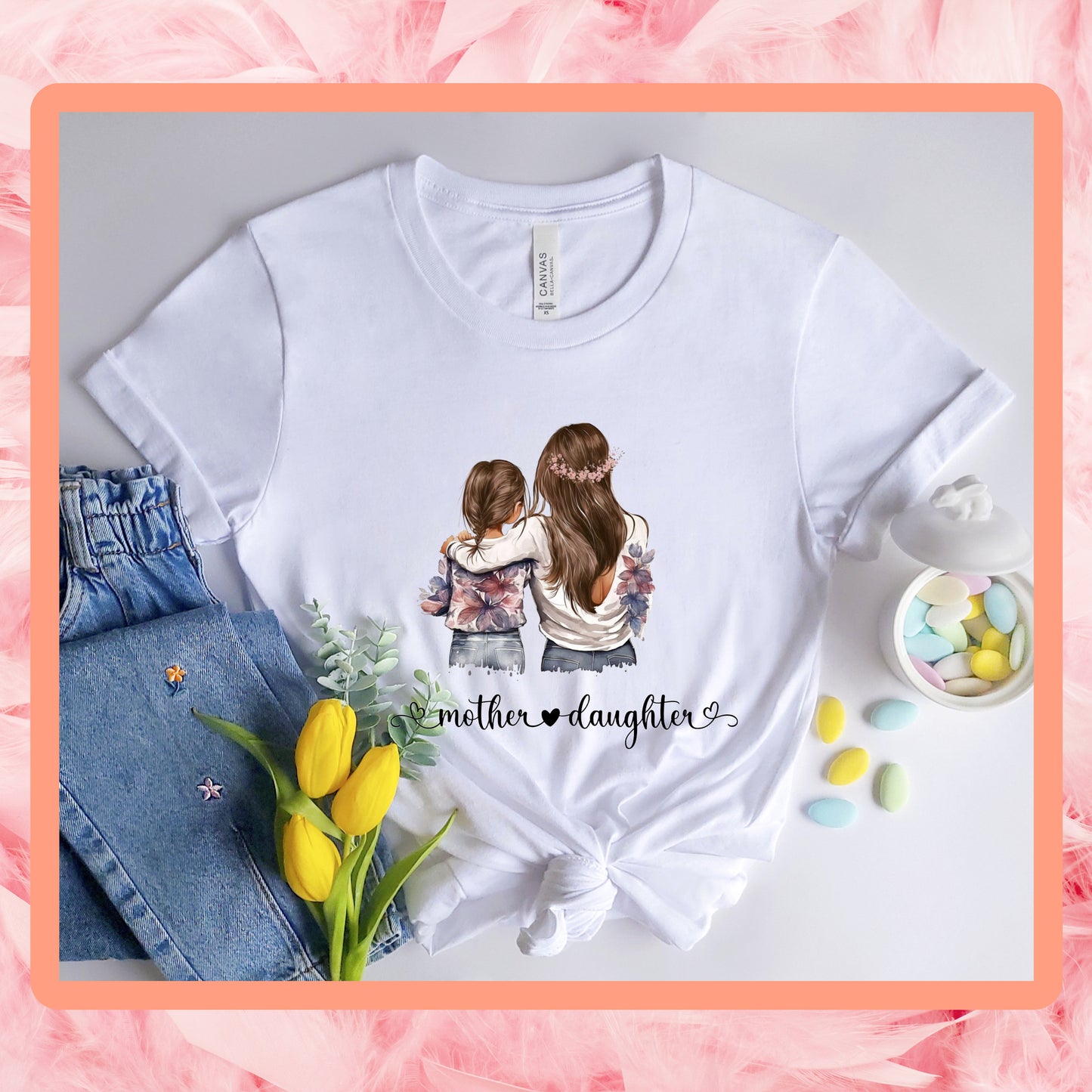 Mom love daughter SHIRT | Mom