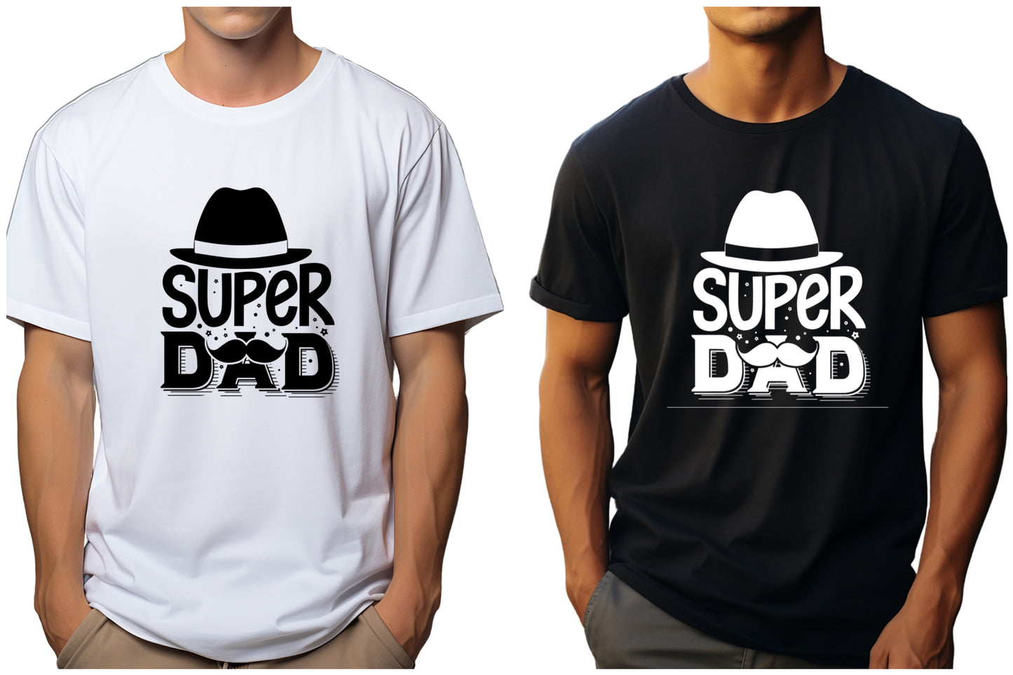 Super Dad Moustache Design | All About Dad Shirt