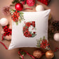 Christmas Pillowcase | Red Alphabet | Home Decor