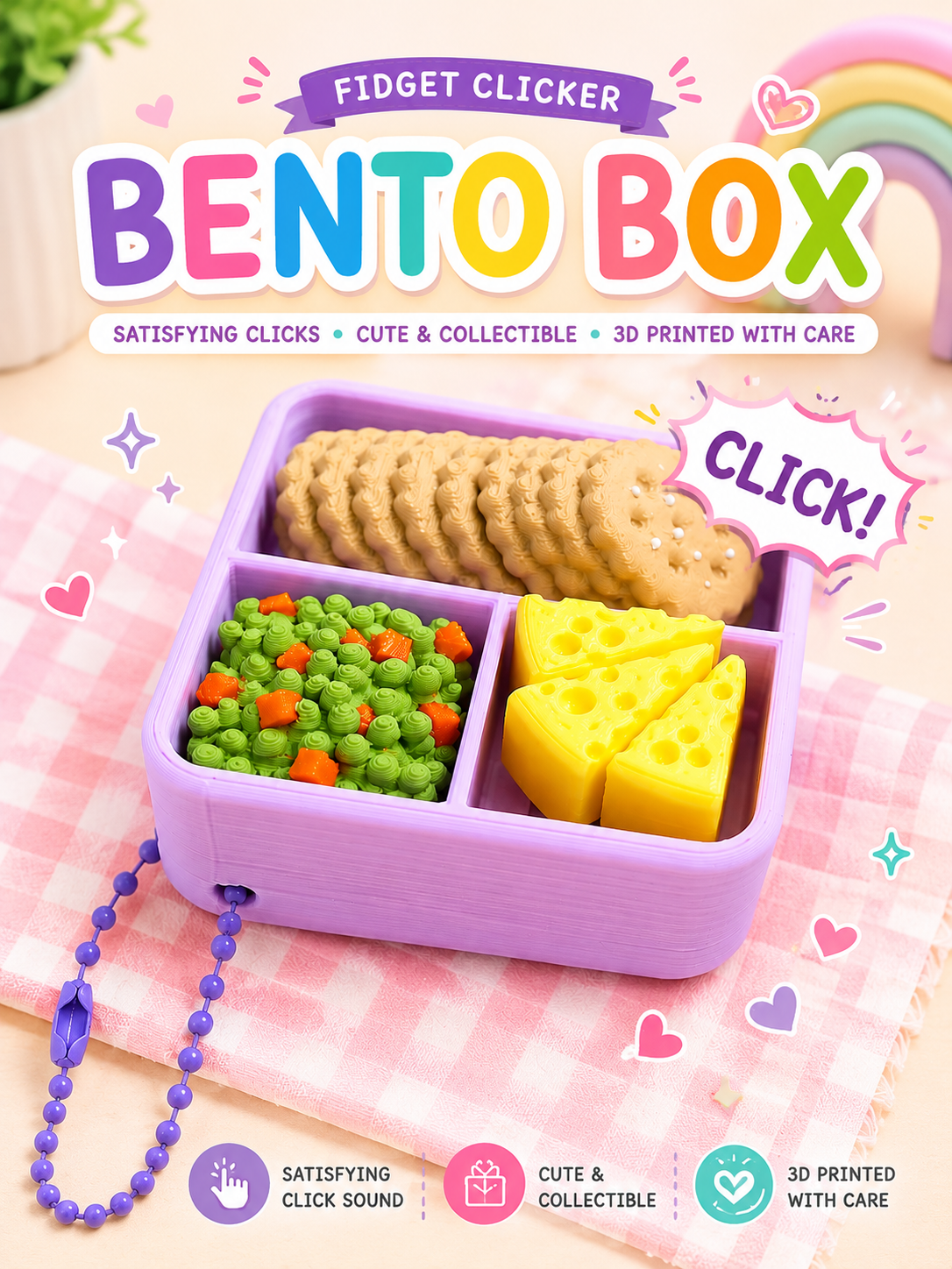Bento Box | Build-Your-Own | Keychains
