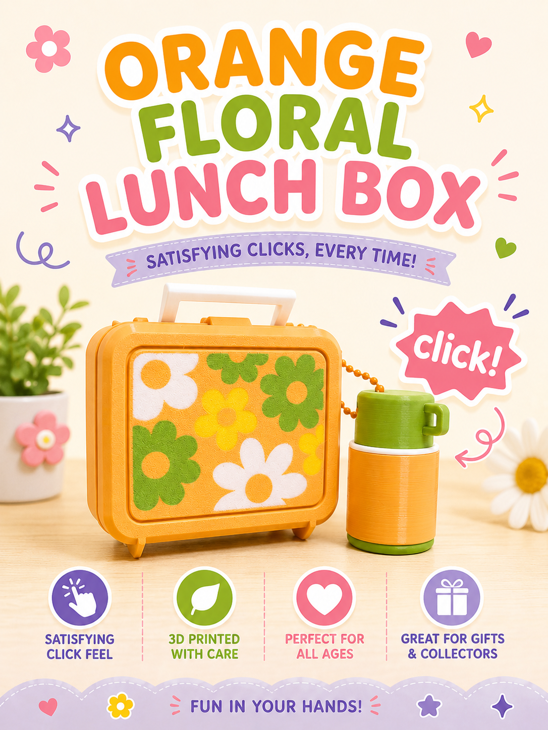 Lunch Box Clickers | Build-Your-Own | Keychains