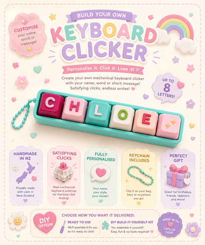 Keyboard Clicker | Personalised | Keychain