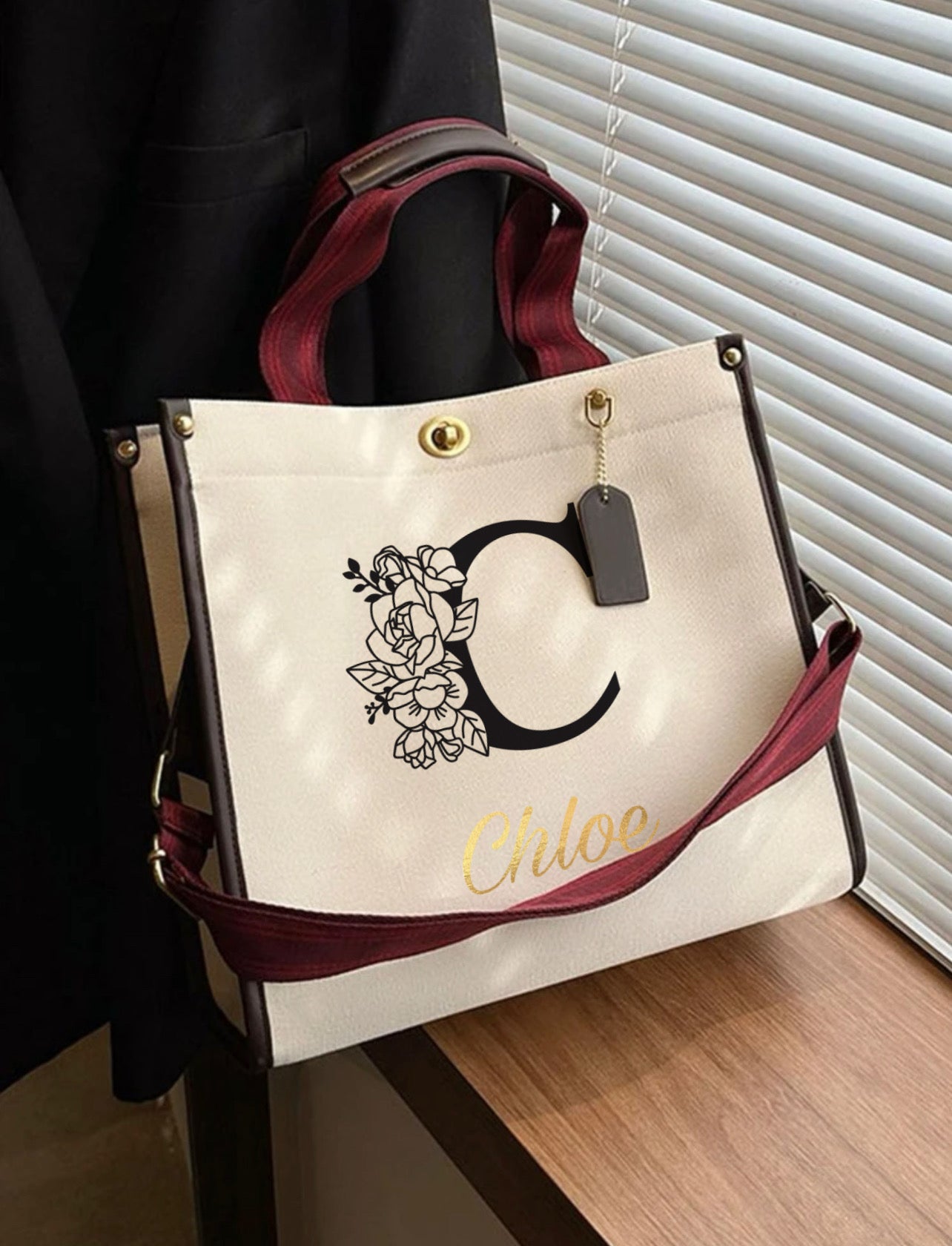 Chloe Tote Bag | Personalize Bag