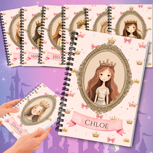 Crown Princess Notebook | Customisable Stationery