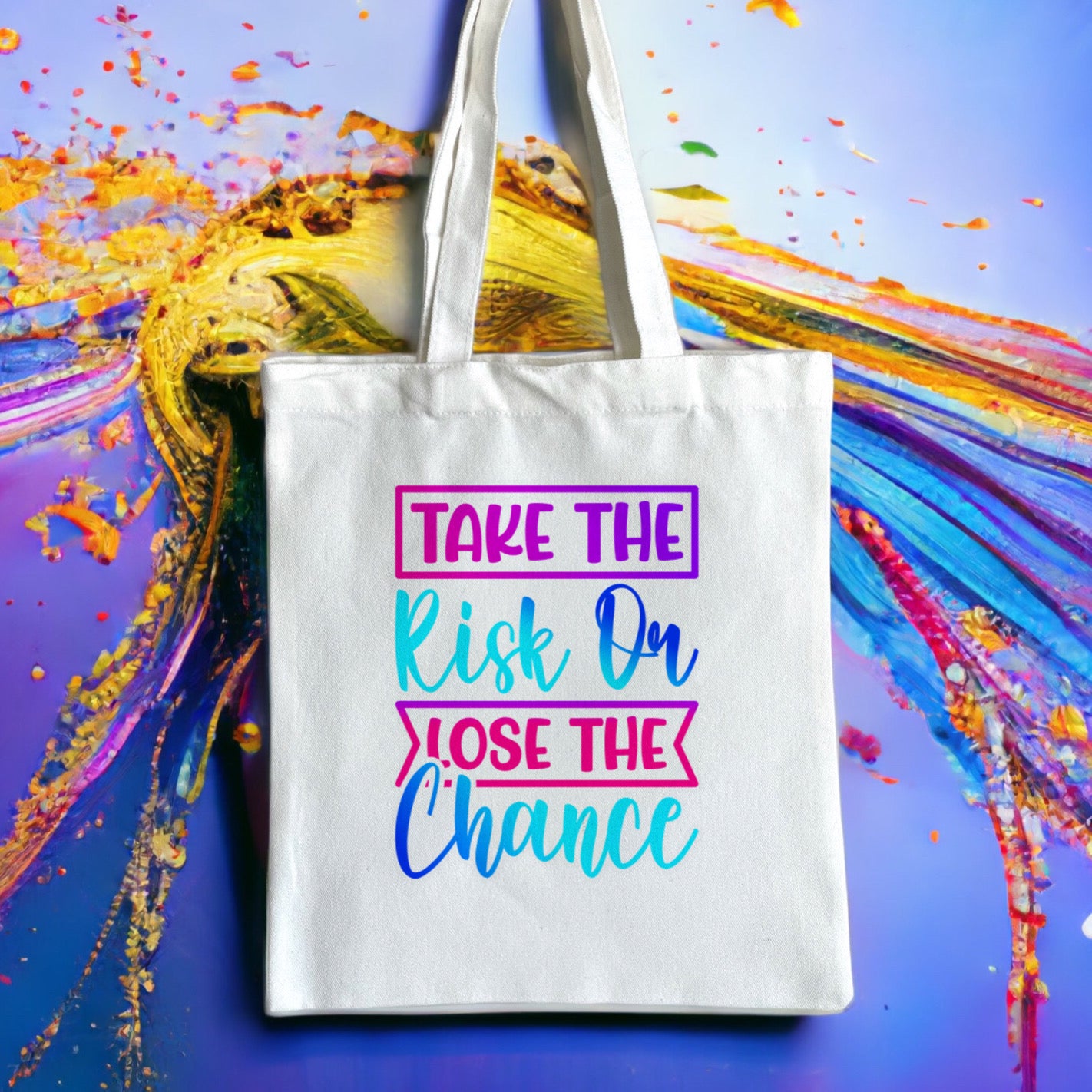 Colorful Inspirational Canvas | Canvas Tote Bag