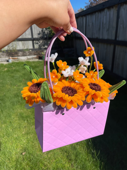 Sunflower Mixed | Pipe Cleaner Flower | Handmade