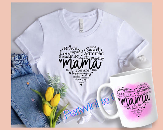 Mama SHIRT and MUG | Mom