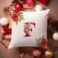 Christmas Pillowcase | Red Alphabet | Home Decor