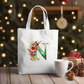 Christmas Alphabet - Green | Canvas Tote Bag | Customisable bag