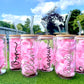 Personalised Glass Tumbler with glass Straw