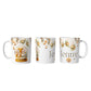 Gold Christmas Mug | Customisable Mugs