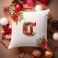 Christmas Pillowcase | Red Alphabet | Home Decor