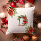 Christmas Pillowcase | Red Alphabet | Home Decor