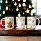 Gold Christmas Mug | Customisable Mugs