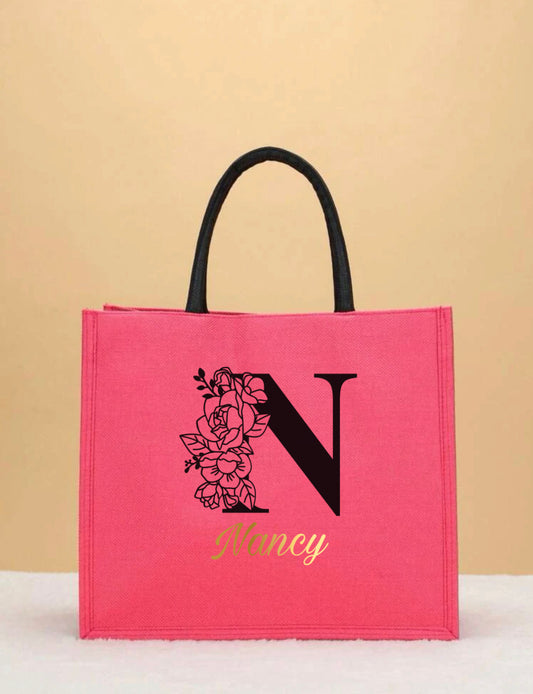 Nancy Pink Tote Bag