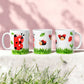 Ladybug Alphabet Mugs | Customisable mug