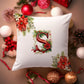 Christmas Pillowcase | Red Alphabet | Home Decor