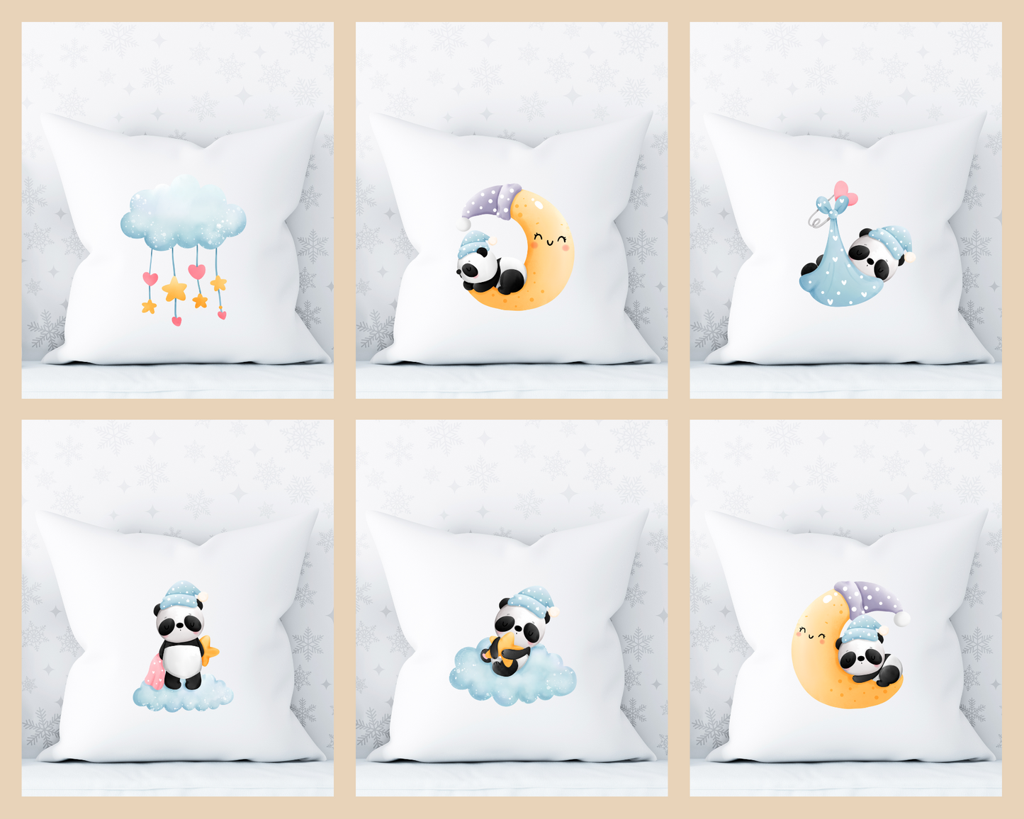 Sleeping Panda Pillow | Children Pillow